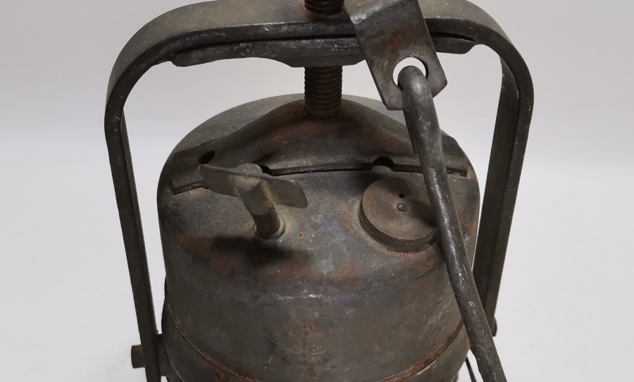 ALMAN YAPIMI OSMANLI DÖNEMİ NADİR MADENCİ FENERİ