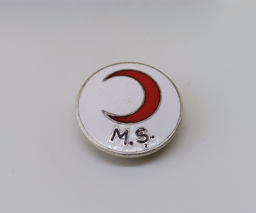 ANTİKA GÜMÜŞ HİLAL-İ AHMER ROZET