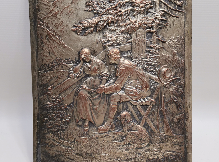 AVRUPA YAPIMI KABARTMA İŞÇİLİKLİ GÜMÜŞ KAPLAMA PANO