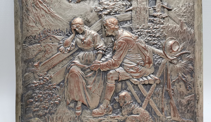 AVRUPA YAPIMI KABARTMA İŞÇİLİKLİ GÜMÜŞ KAPLAMA PANO