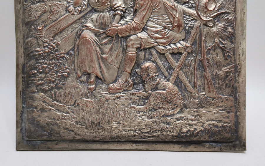 AVRUPA YAPIMI KABARTMA İŞÇİLİKLİ GÜMÜŞ KAPLAMA PANO