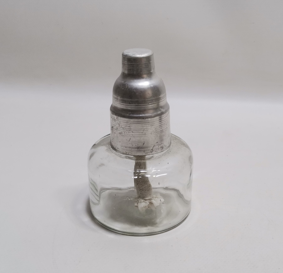 ÇİL KONDİSYONDA ANTİKA İDARE LAMBASI - GAZ LAMBASI