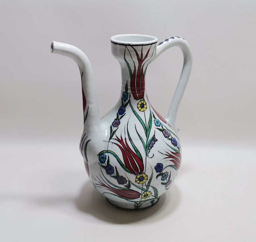 KÜTAHYA İŞİ EL BOYAMA SERAMİK İBRİK