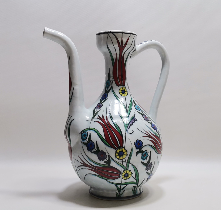 KÜTAHYA İŞİ EL BOYAMA SERAMİK İBRİK