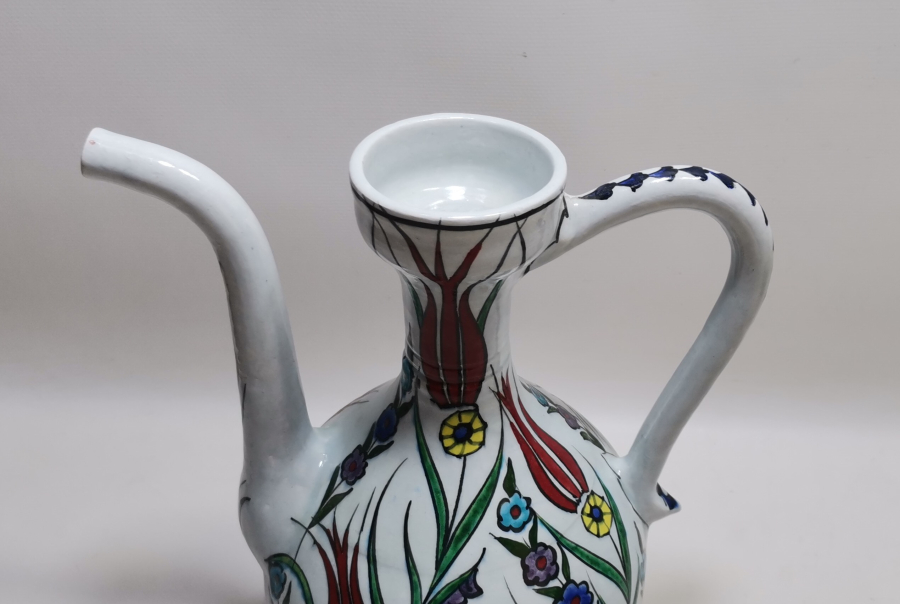 KÜTAHYA İŞİ EL BOYAMA SERAMİK İBRİK