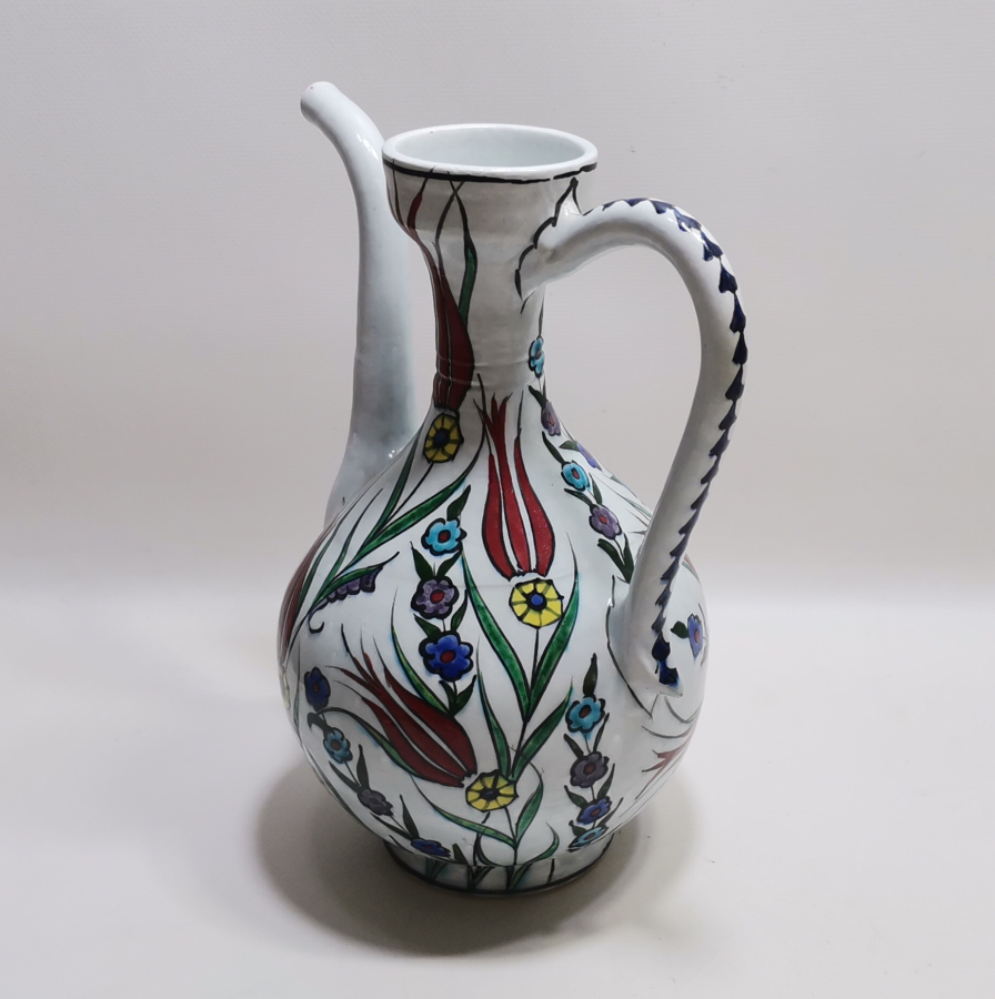 KÜTAHYA İŞİ EL BOYAMA SERAMİK İBRİK