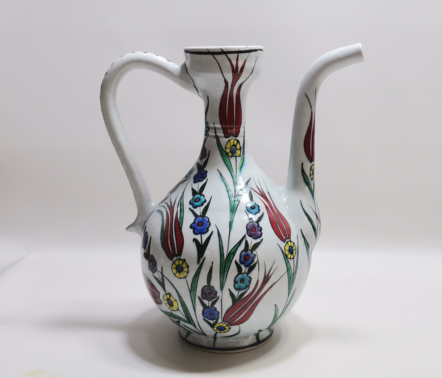 KÜTAHYA İŞİ EL BOYAMA SERAMİK İBRİK