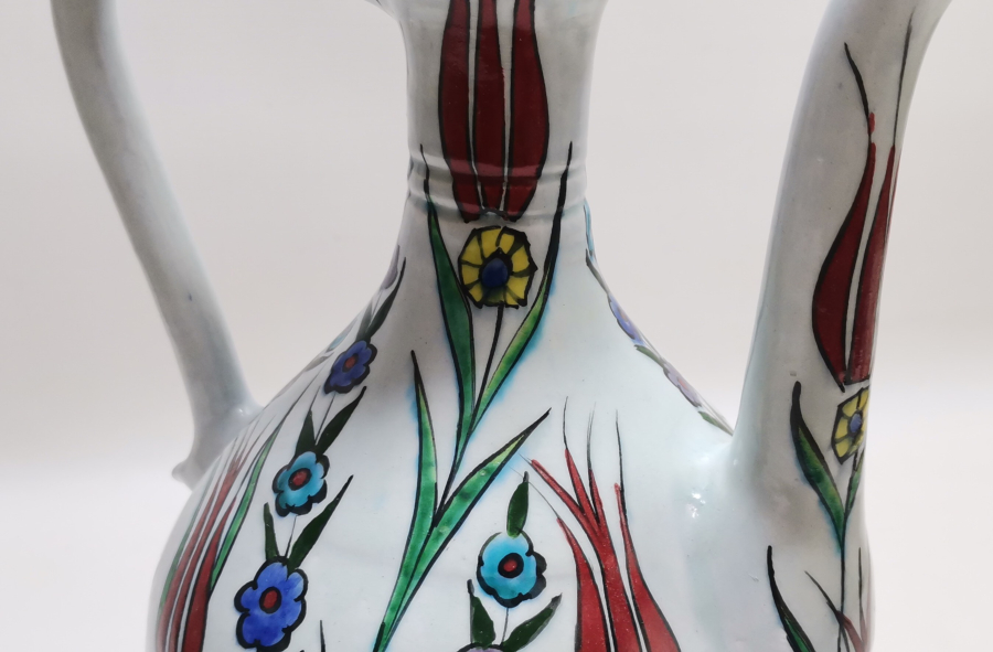 KÜTAHYA İŞİ EL BOYAMA SERAMİK İBRİK