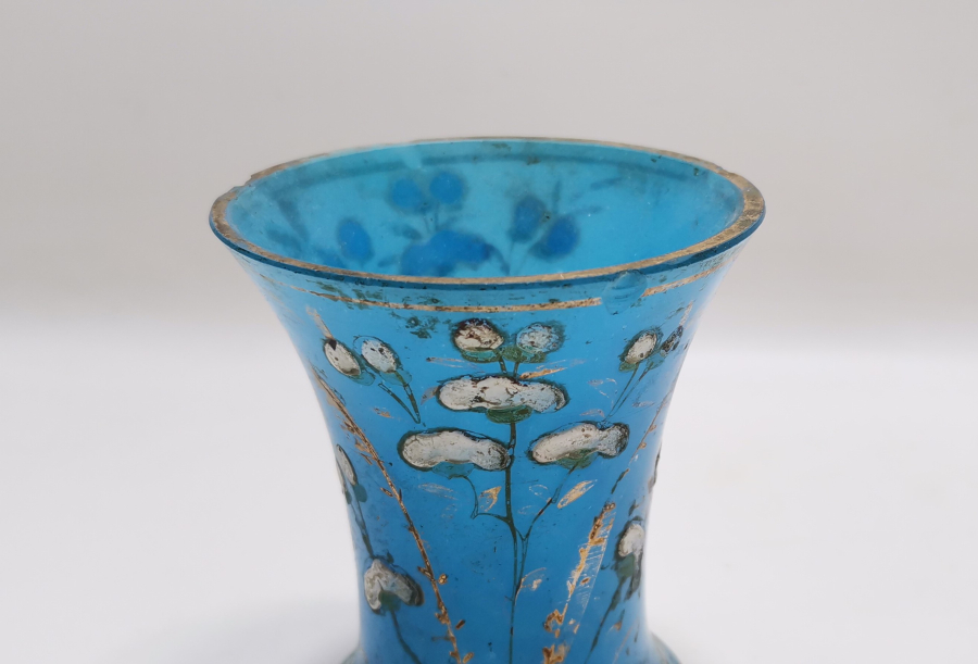 OSMANLI DÖNEMİ ALTIN VARAKLI VE MİNE İŞÇİLİKLİ KAŞIKLIK