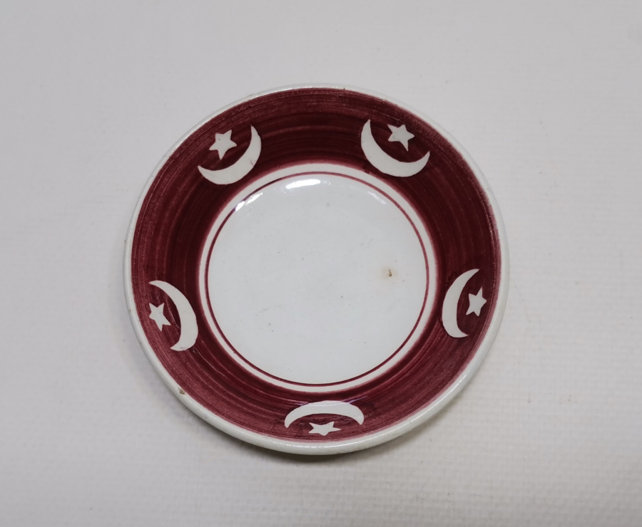 OSMANLI DÖNEMİ AY YILDIZLI PORSELEN İFTARİYELİK