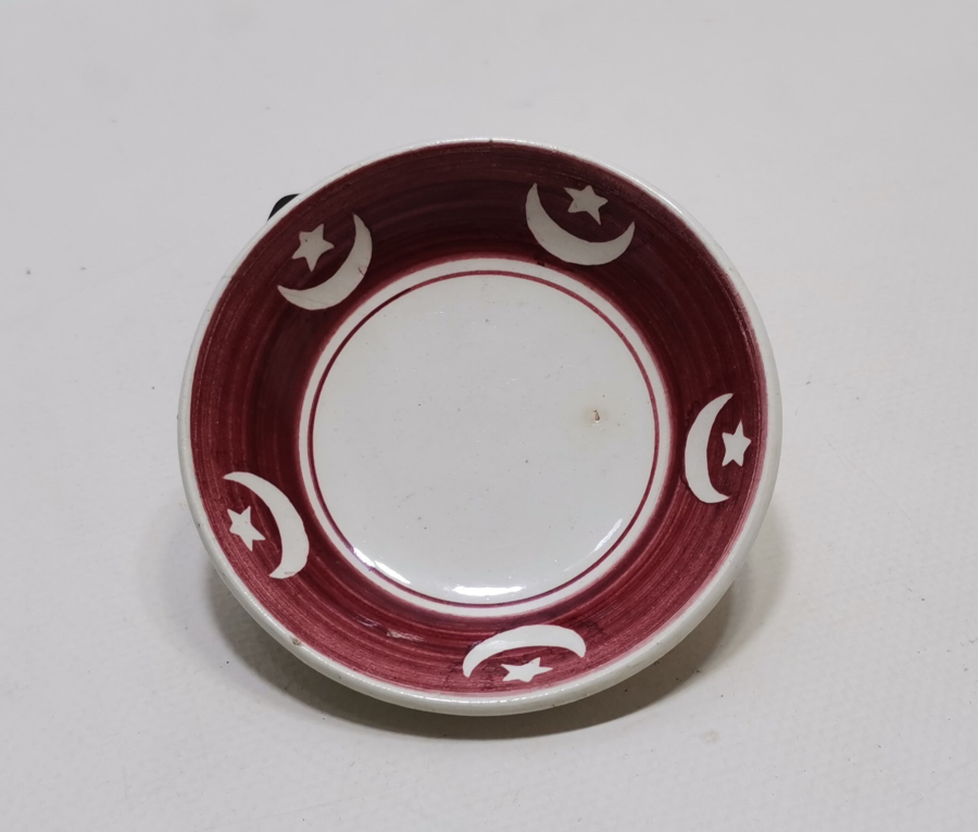 OSMANLI DÖNEMİ AY YILDIZLI PORSELEN İFTARİYELİK