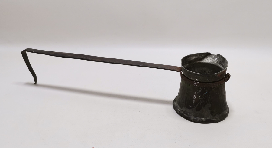 OSMANLI DÖNEMİ BÜYÜK BOY EL YAPIMI KAHVECİ İŞİ CEZVE