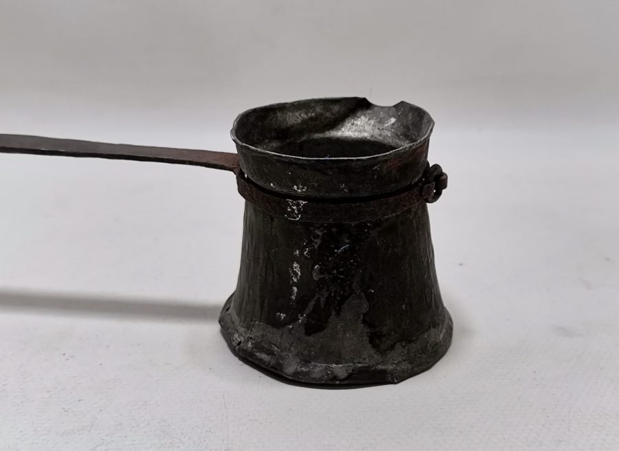 OSMANLI DÖNEMİ BÜYÜK BOY EL YAPIMI KAHVECİ İŞİ CEZVE