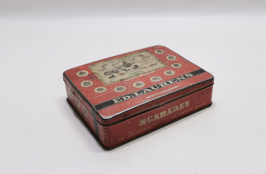 OSMANLI DÖNEMİ HİDİV BÖLGESİ TENEKE SİGARA KUTUSU