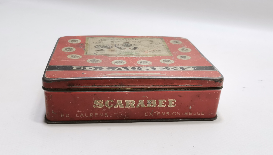 OSMANLI DÖNEMİ HİDİV BÖLGESİ TENEKE SİGARA KUTUSU