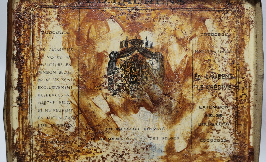 OSMANLI DÖNEMİ HİDİV BÖLGESİ TENEKE SİGARA KUTUSU