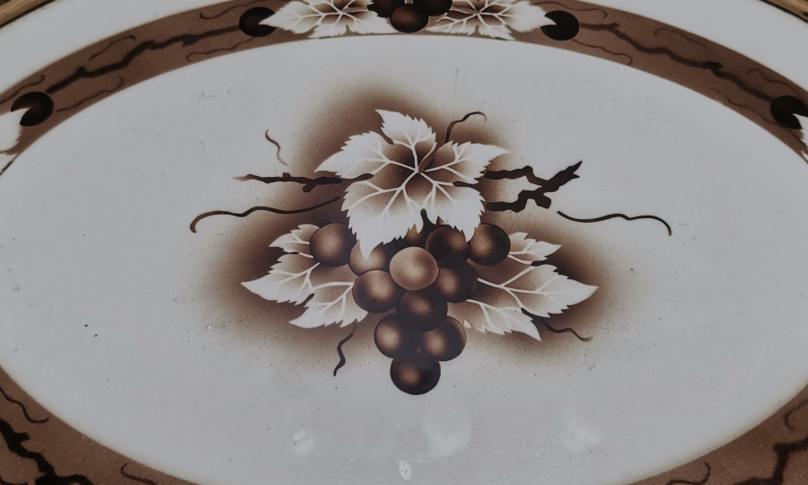 OSMANLI DÖNEMİ HURMA YAPRAKLARIYLA YAPILMIŞ ÇOK NADİR TAŞ TEPSİ