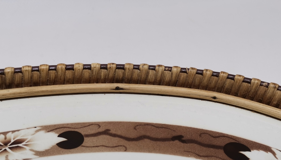 OSMANLI DÖNEMİ HURMA YAPRAKLARIYLA YAPILMIŞ ÇOK NADİR TAŞ TEPSİ