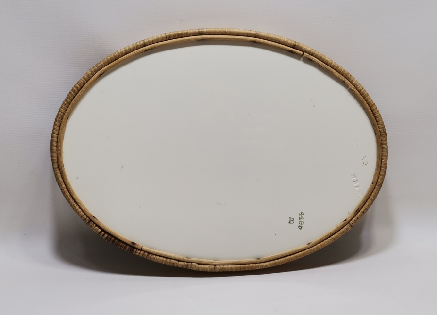 OSMANLI DÖNEMİ HURMA YAPRAKLARIYLA YAPILMIŞ ÇOK NADİR TAŞ TEPSİ