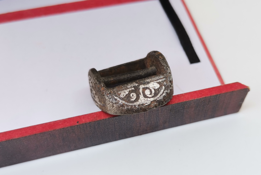 OSMANLI DÖNEMİ KOFGARİ İŞÇİLİKLİ ÇERKES KEMERİ TOKASI