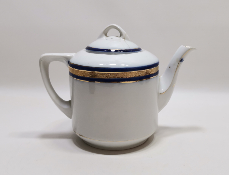 OSMANLI DÖNEMİ KUZNETSOV PORSELEN ÇAYDANLIK