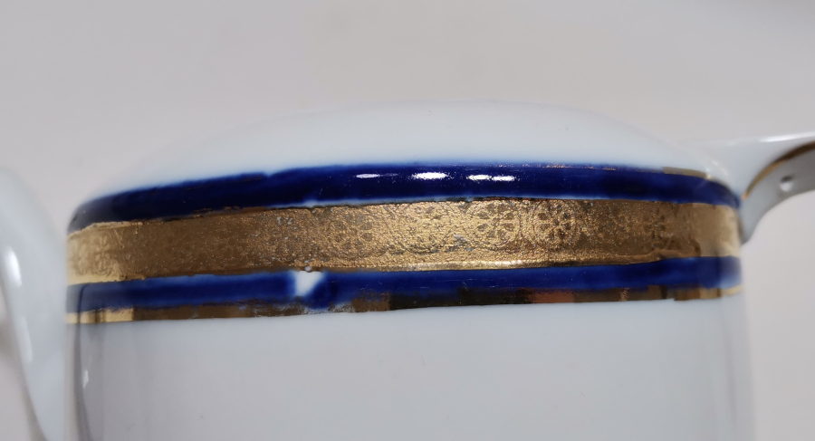 OSMANLI DÖNEMİ KUZNETSOV PORSELEN ÇAYDANLIK