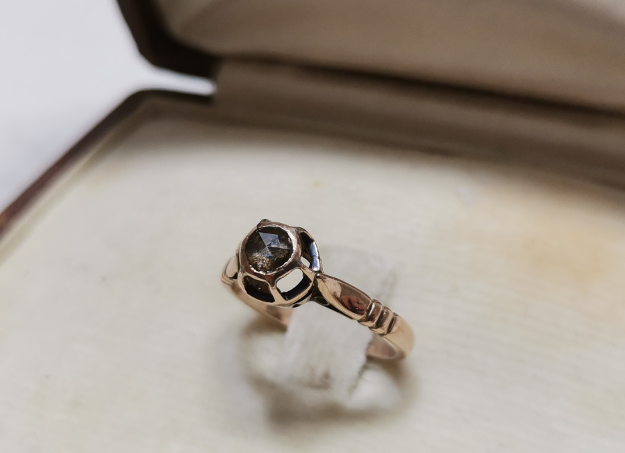 OSMANLI DÖNEMİ TEK TAŞ ELMAS YÜZÜK