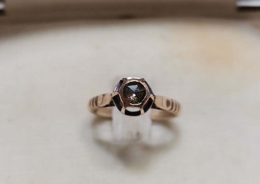 OSMANLI DÖNEMİ TEK TAŞ ELMAS YÜZÜK