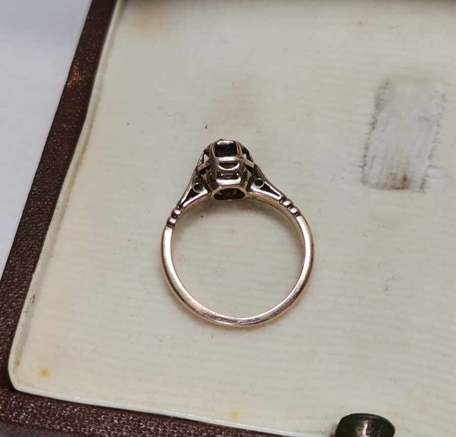 OSMANLI DÖNEMİ TEK TAŞ ELMAS YÜZÜK