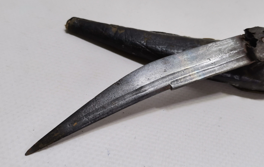 OSMANLI DÖNEMİ UCU YALMANLI NADİR FORMDA KIZ KAMASI