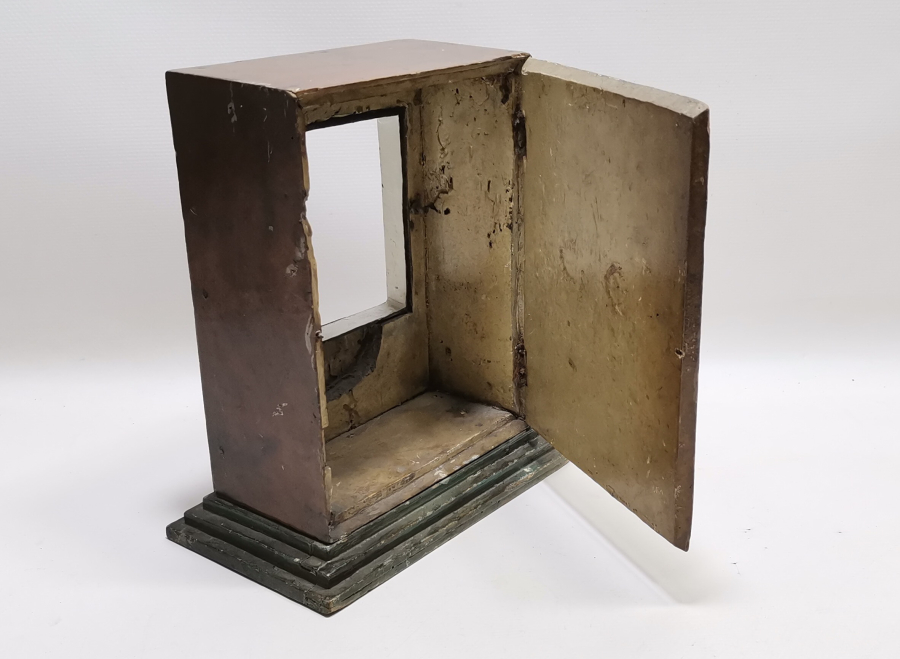 ÜZERİ AY YILDIZLI OSMANLI DÖNEMİ SAAT KUTUSU