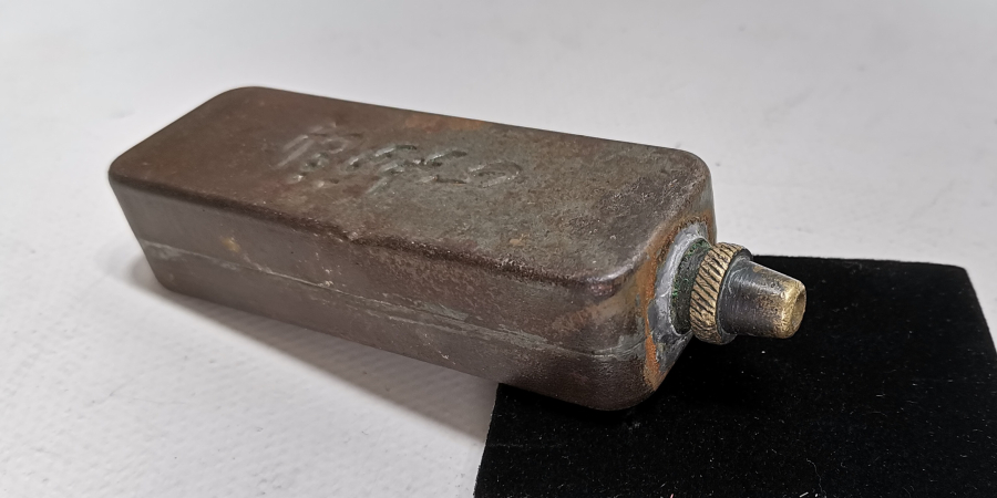 ÜZERİ OSMANLICA YAZILI ÇOK NADİR OSMANLI YAĞ KUTUSU