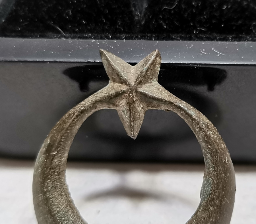 1. DÜNYA SAVAŞI AY YILDIZLI OSMANLI SUBAY KALPAK KOKARTI