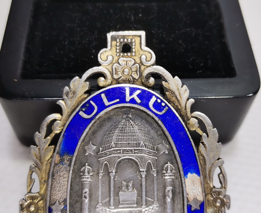 1948 YILI MİNE İŞÇİLİKLİ GÜMÜŞ MASON MADALYASI