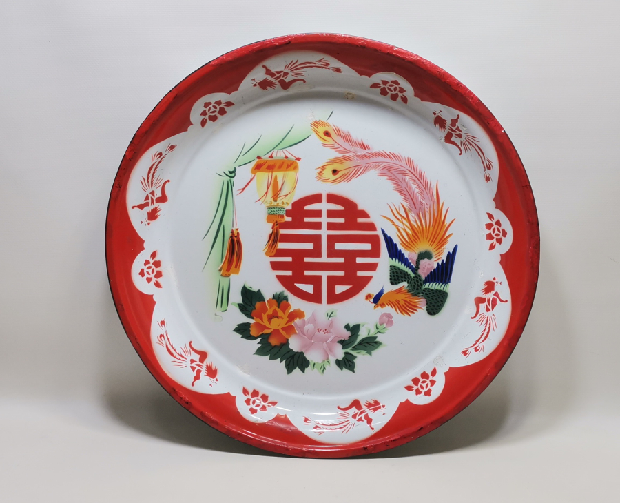 BÜYÜK BOY ANTİKA EMAYE TABAK