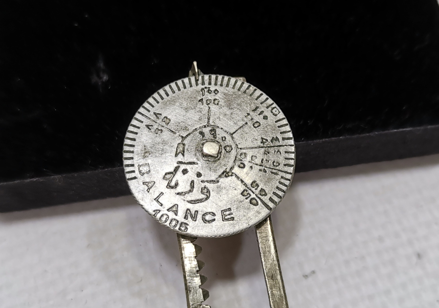 DİKRAN SOLAKYAN USTA YAPIMI NADİR KUYUMCU TERAZİSİ