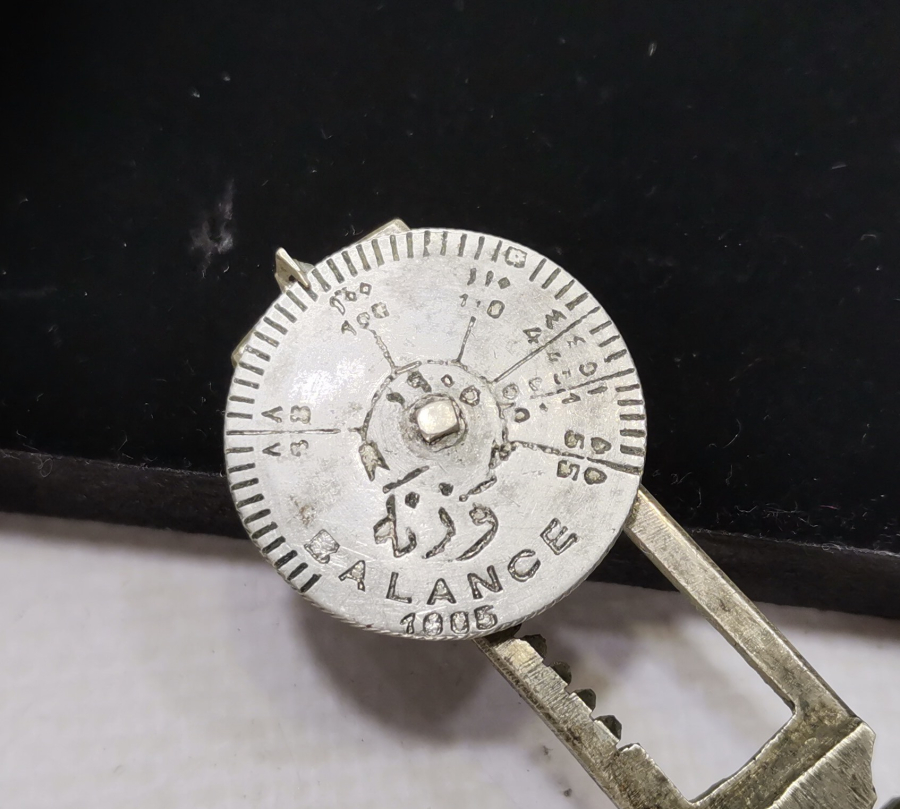 DİKRAN SOLAKYAN USTA YAPIMI NADİR KUYUMCU TERAZİSİ