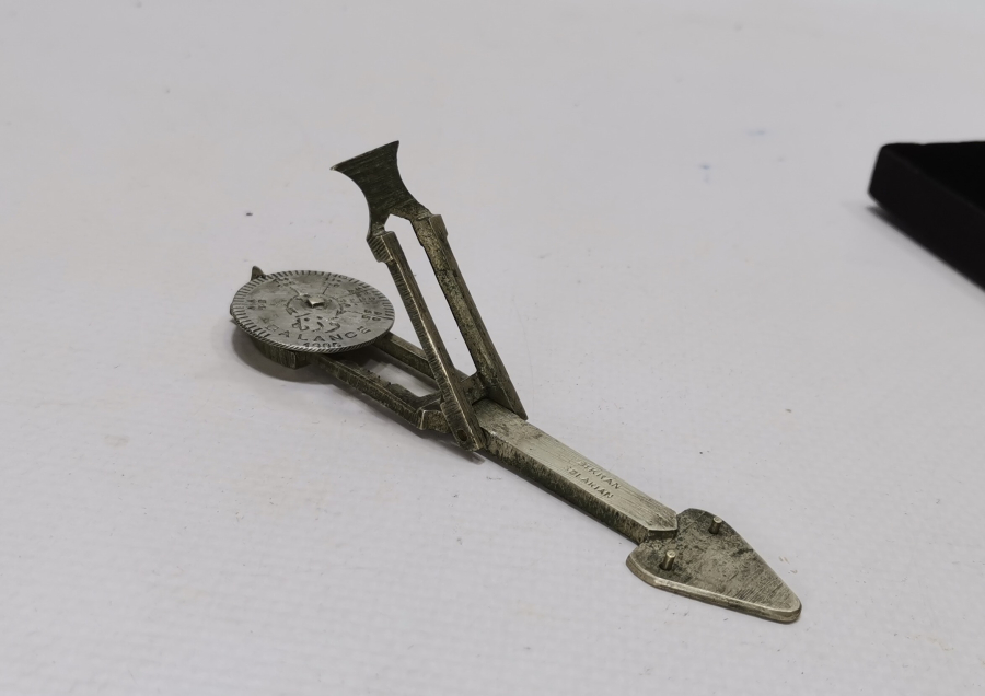 DİKRAN SOLAKYAN USTA YAPIMI NADİR KUYUMCU TERAZİSİ