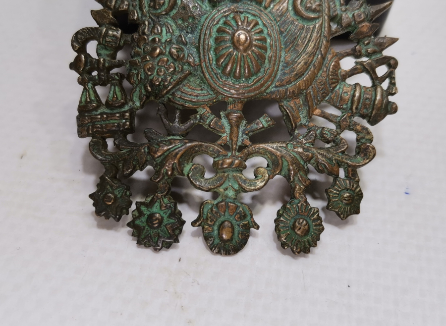 OSMANLI DEVLET ARMASI FORMUNDA YAPILMIŞ ÇOK NADİR OSMANLI ASKERİ ROZET