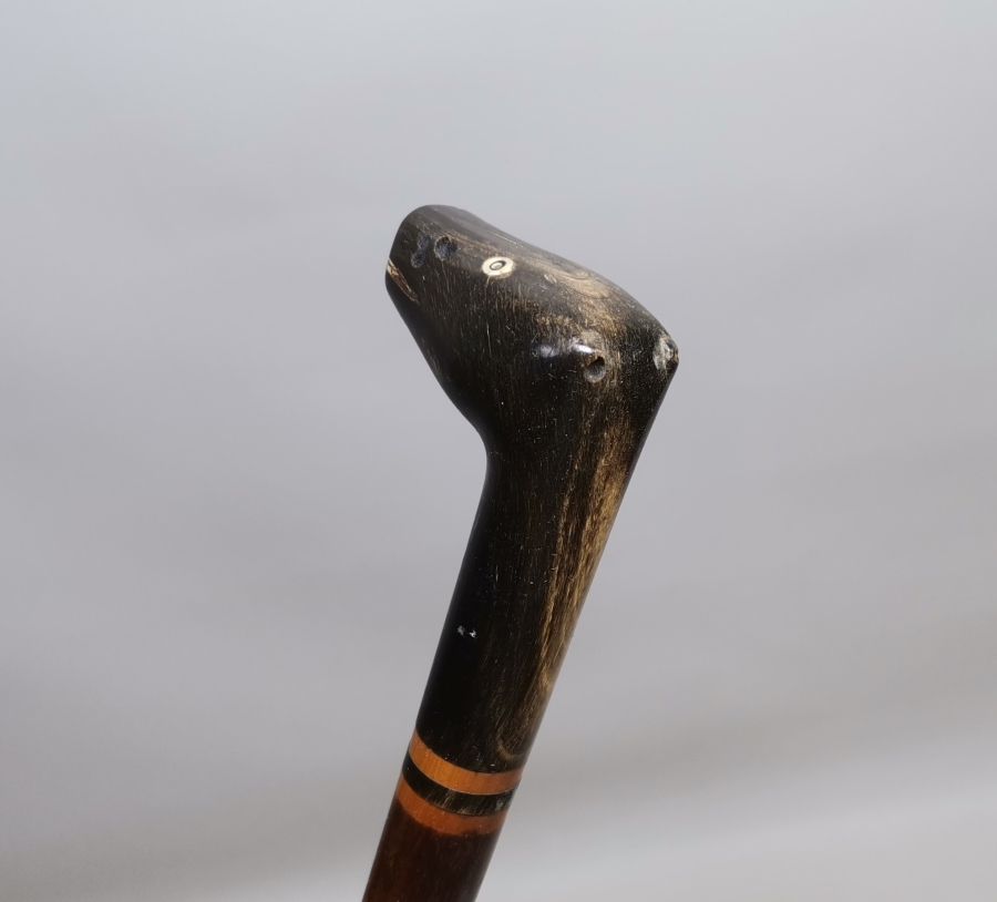 OSMANLI DÖNEMİ AT BAŞLI BOYNUZDAN MAMUL ADİLCEVAZ İŞİ ÇOK NADİR ÇERKES AT KAMÇISI