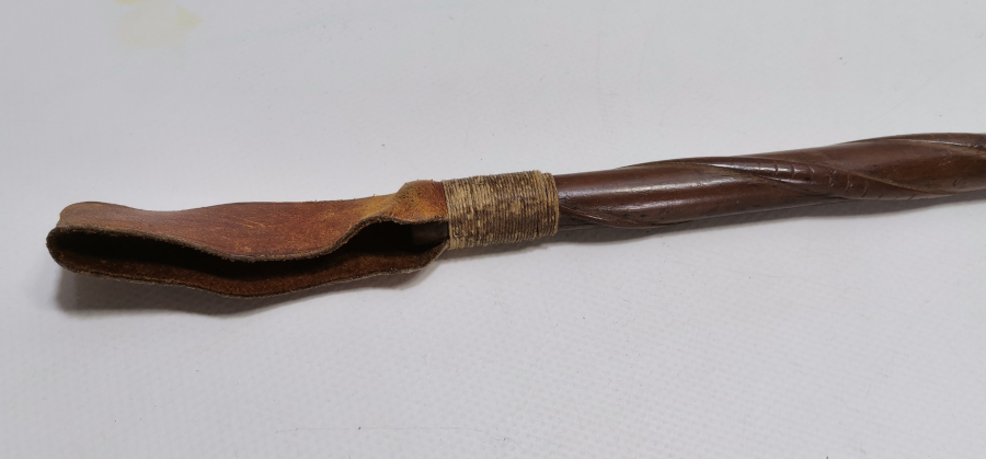 OSMANLI DÖNEMİ AT BAŞLI BOYNUZDAN MAMUL ADİLCEVAZ İŞİ ÇOK NADİR ÇERKES AT KAMÇISI