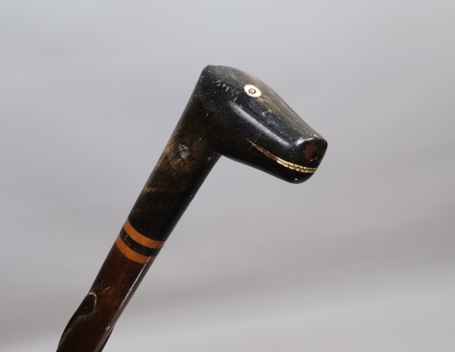 OSMANLI DÖNEMİ AT BAŞLI BOYNUZDAN MAMUL ADİLCEVAZ İŞİ ÇOK NADİR ÇERKES AT KAMÇISI