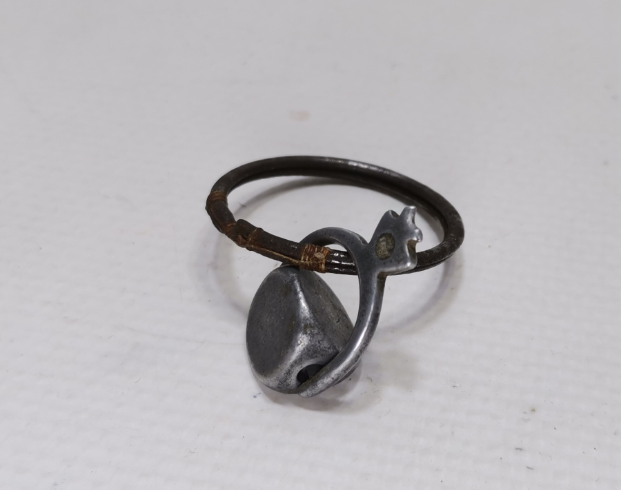 OSMANLI DÖNEMİ ÇOK NADİR HAKKAK İŞİ DÖNERLİ ALÜMİNYUM ŞAHIS MÜHRÜ - İLK KEZ GÖRÜLÜYOR