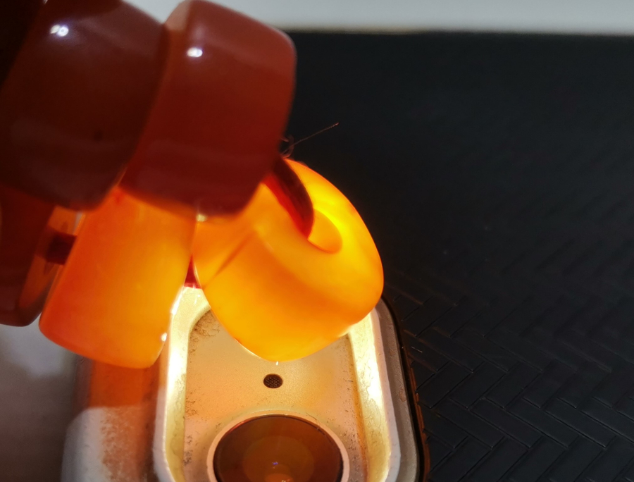 OSMANLI DÖNEMİ SIKMA KEHRİBAR MASKOT TESPİH