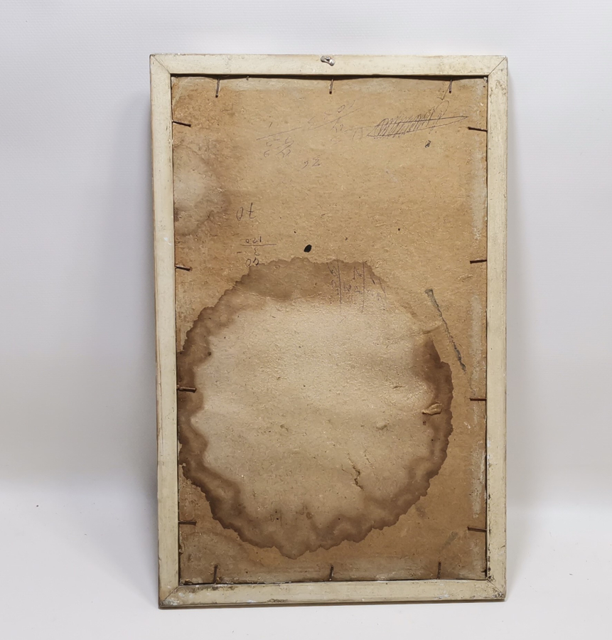 OSMANLI DÖNEMİ TENEKE ÜZERİ KABE-İ ŞERİF GÖRSELLİ VE FATİHA SURESİ YAZILI OSMANLI DÖNEMİ SANDIK ÖNÜ