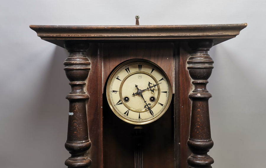 OSMANLI DÖNEMİ ÜZERİ OSMANLICA YAZILI BÜYÜK BOY DUVAR SAATİ