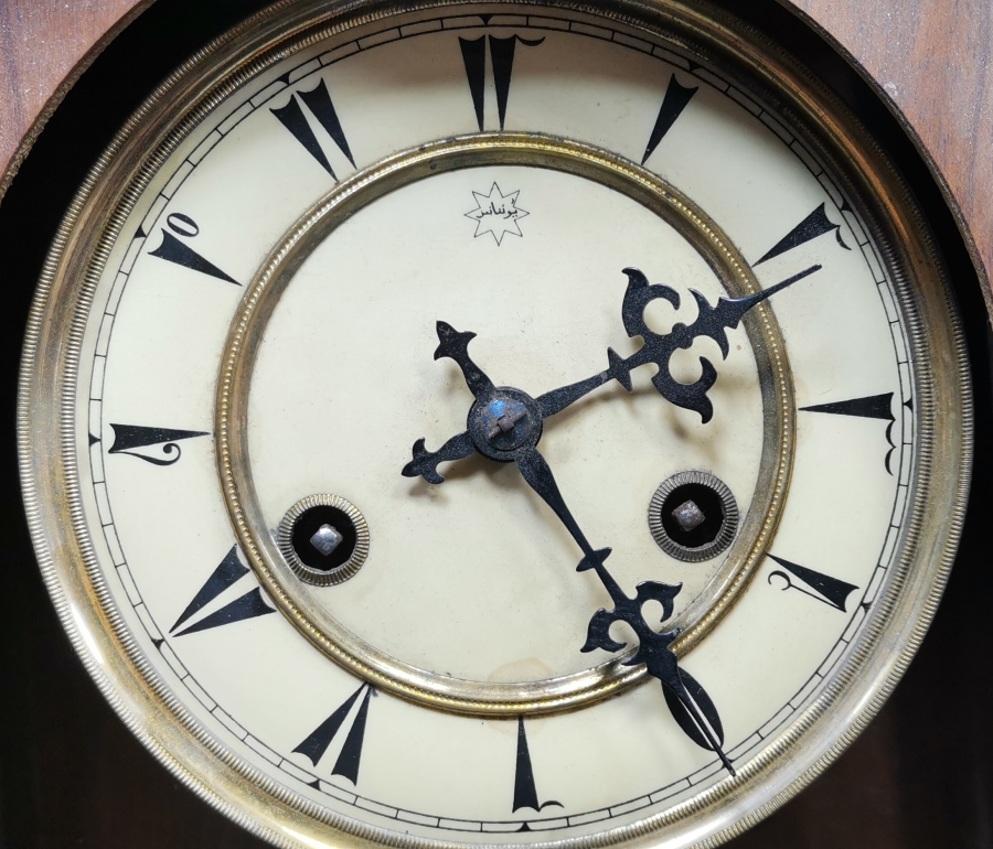 OSMANLI DÖNEMİ ÜZERİ OSMANLICA YAZILI BÜYÜK BOY DUVAR SAATİ