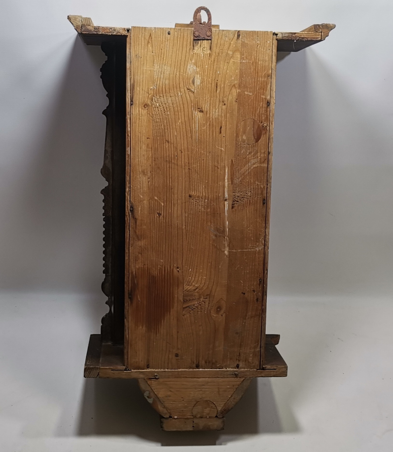 OSMANLI DÖNEMİ ÜZERİ OSMANLICA YAZILI BÜYÜK BOY DUVAR SAATİ