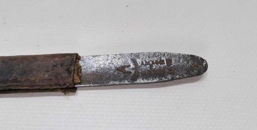 OSMANLI DÖNEMİ ÜZERİ RUMCA YAZILI AYAKKABICI ALETİ