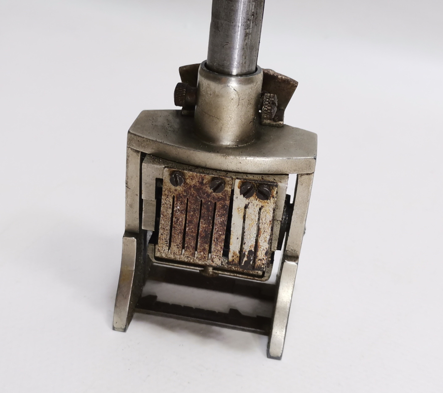 OSMANLI DÖNEMİ ÜZERİNDE SİRKECİ 71 YAZILI ÇOK NADİR TREN BİLETİ SERİ NUMARA DAMGASI - MÜHRÜ